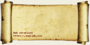 Pavle Jakupi vizit kartica